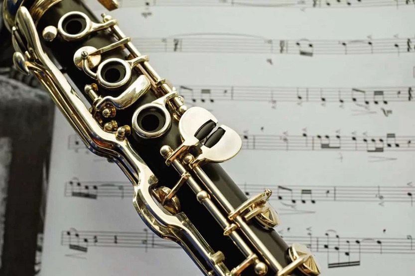 Oboe y partitura