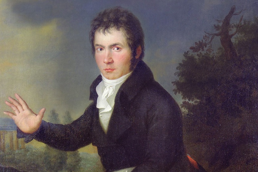 Beethoven en 1804 Cuadro de Joseph Mähler