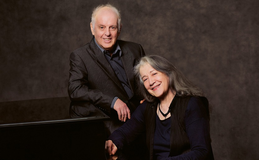 Martha Argerich con Daniel Barenboim