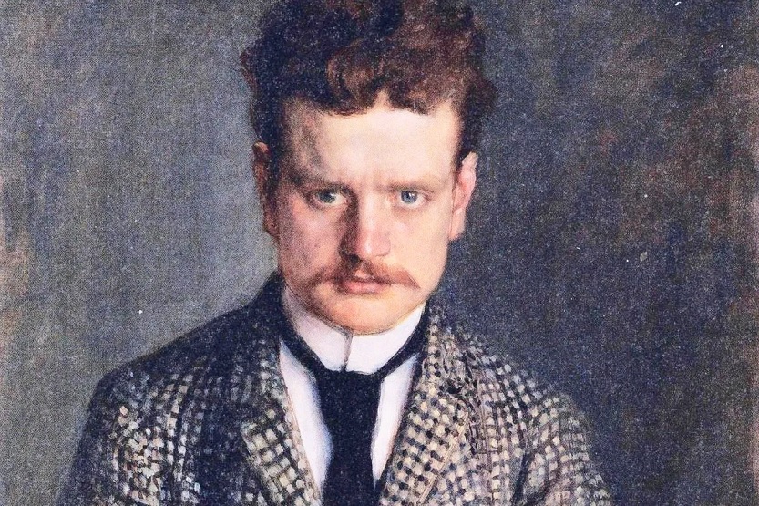 Retrato de Jean Sibelius en 1892 por Eero Järnefelt