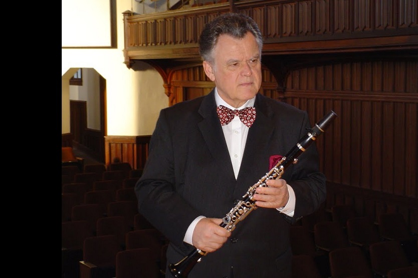 Karl Leister con su clarinete