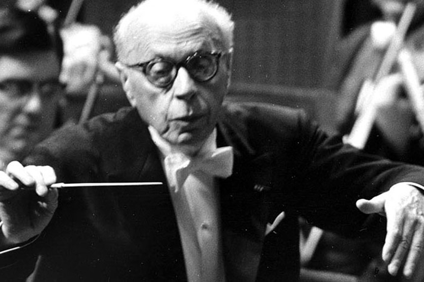 George Szell al frente de la Cleveland Orchestra