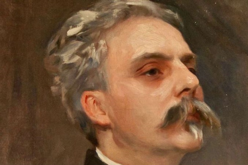 Gabriel Fauré en 1889 (retrato de retratado por John Singer Sargent)