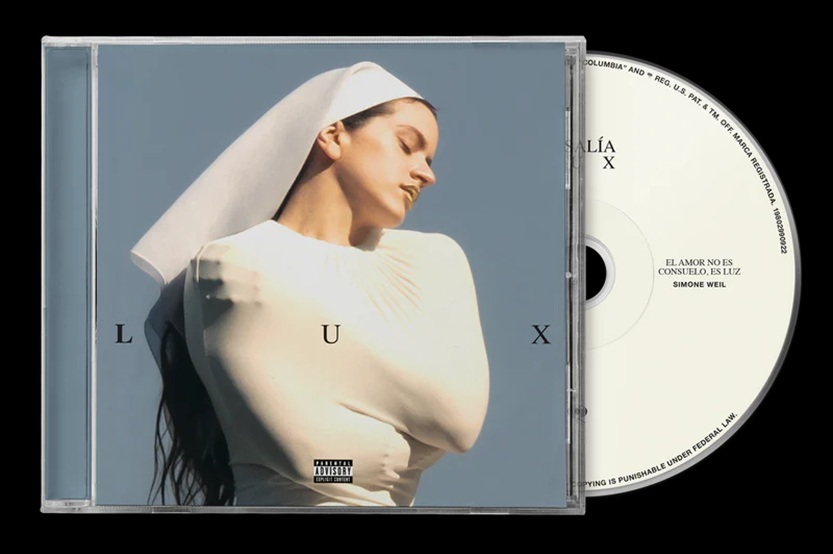 Lux de Rosalia portada del CD de Sony Music